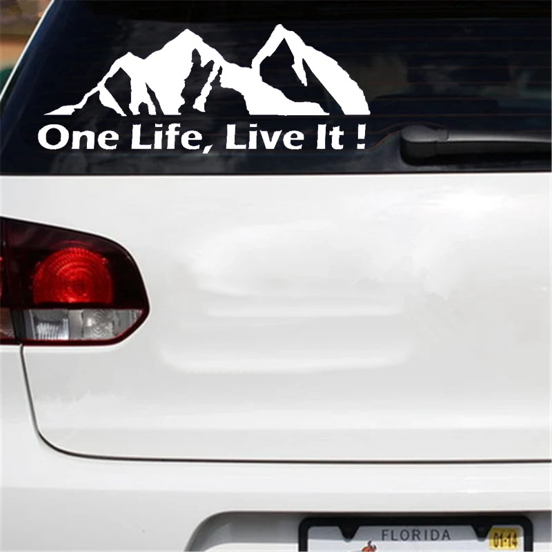 Outdoor Adventure Vehicles - One Life Live It Vinyl Car
