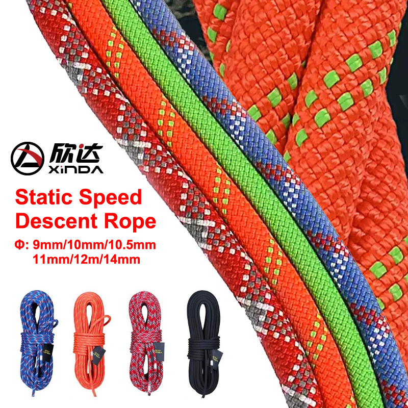 Rope Climbing Static - Φ:9mm-14mm-5m/piece,Static Speed Descent Rope,Ropes Outdoor Climbing,High-Altitude