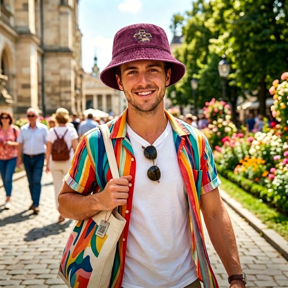 1pc Vintage Washed Bucket Hat  - Outdoor Adventure Festival incelemesi ve fiyatı