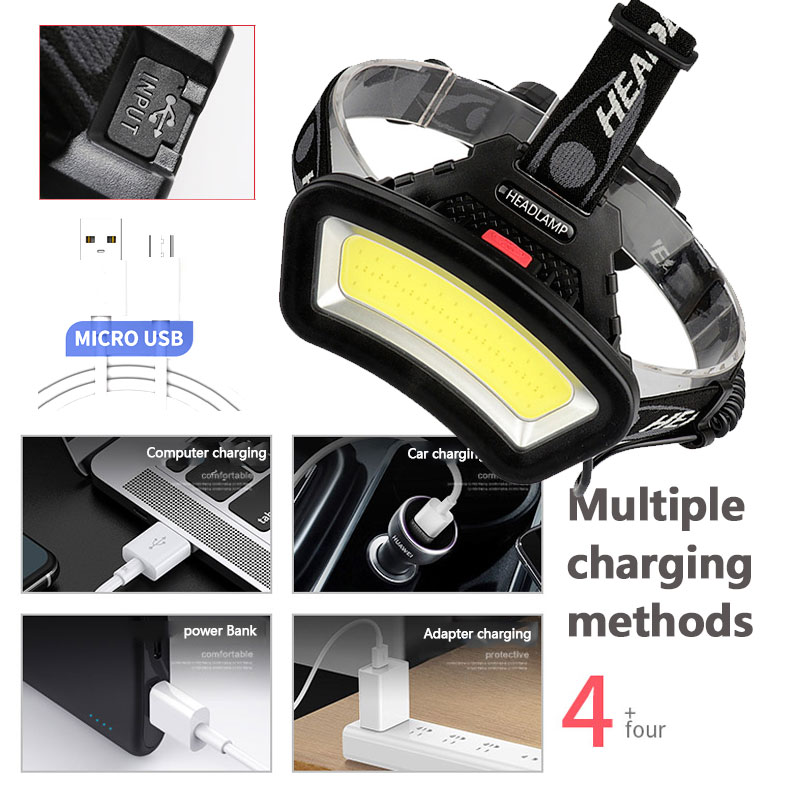 COB LED Headlamp USB Rechargea - Outdoor Adventure Zone incelemesi ve fiyatı