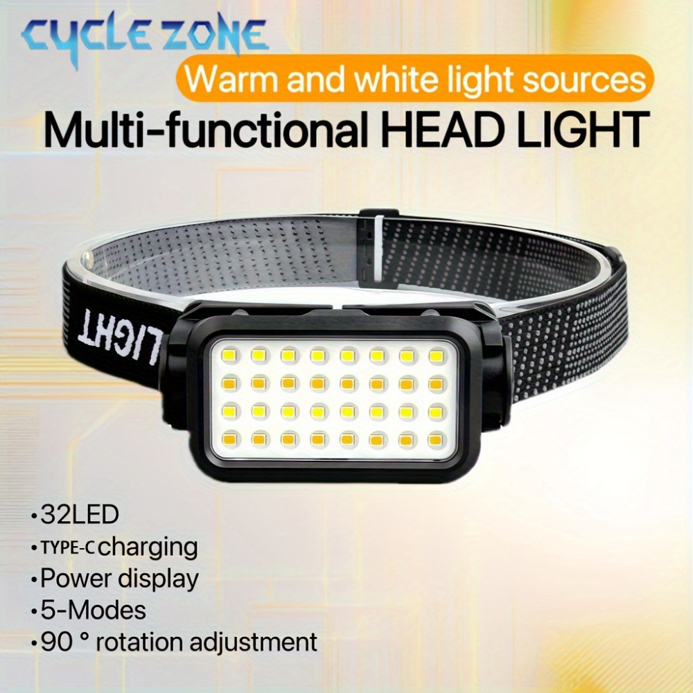 Rechargeable Headlamp with 32  - Outdoor Adventure Zone incelemesi ve fiyatı