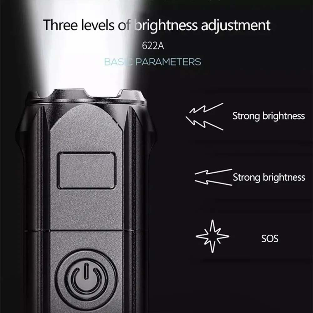 Mini Flashlight Zoomable Focus - Outdoor Adventure Zone incelemesi ve fiyatı