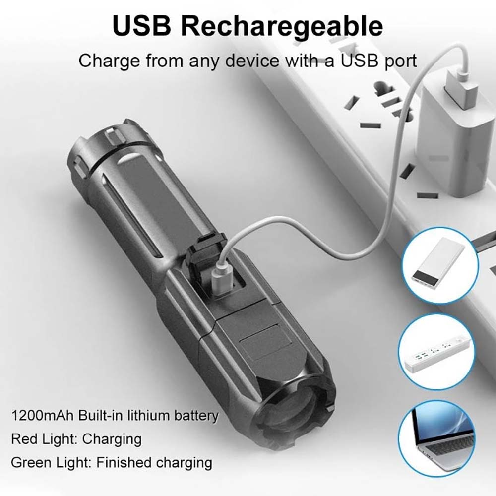 Mini Flashlight Zoomable Focus - Outdoor Adventure Zone incelemesi ve fiyatı