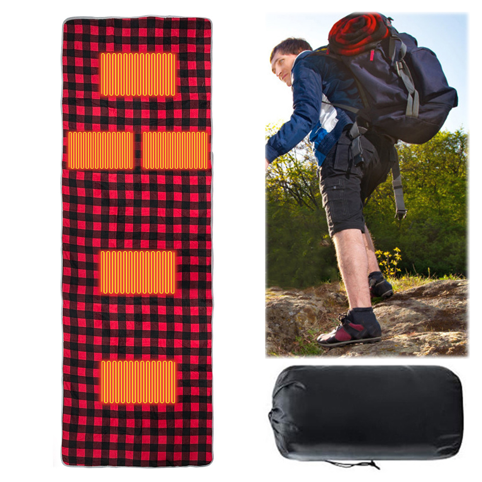 Camping Heating Sleeping Pad w - Outdoor Adventure Zone incelemesi ve fiyatı