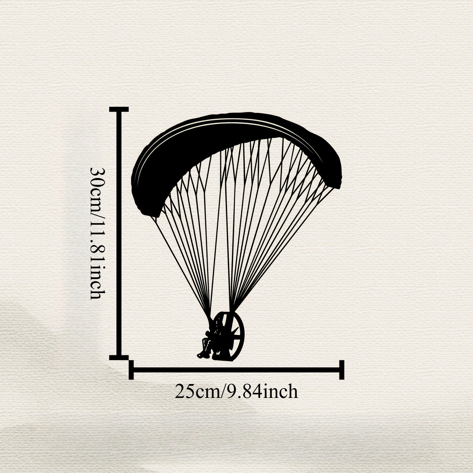 Brand Metal Wall Art Skydiver  - Outdoor Adventure Brand incelemesi ve fiyatı