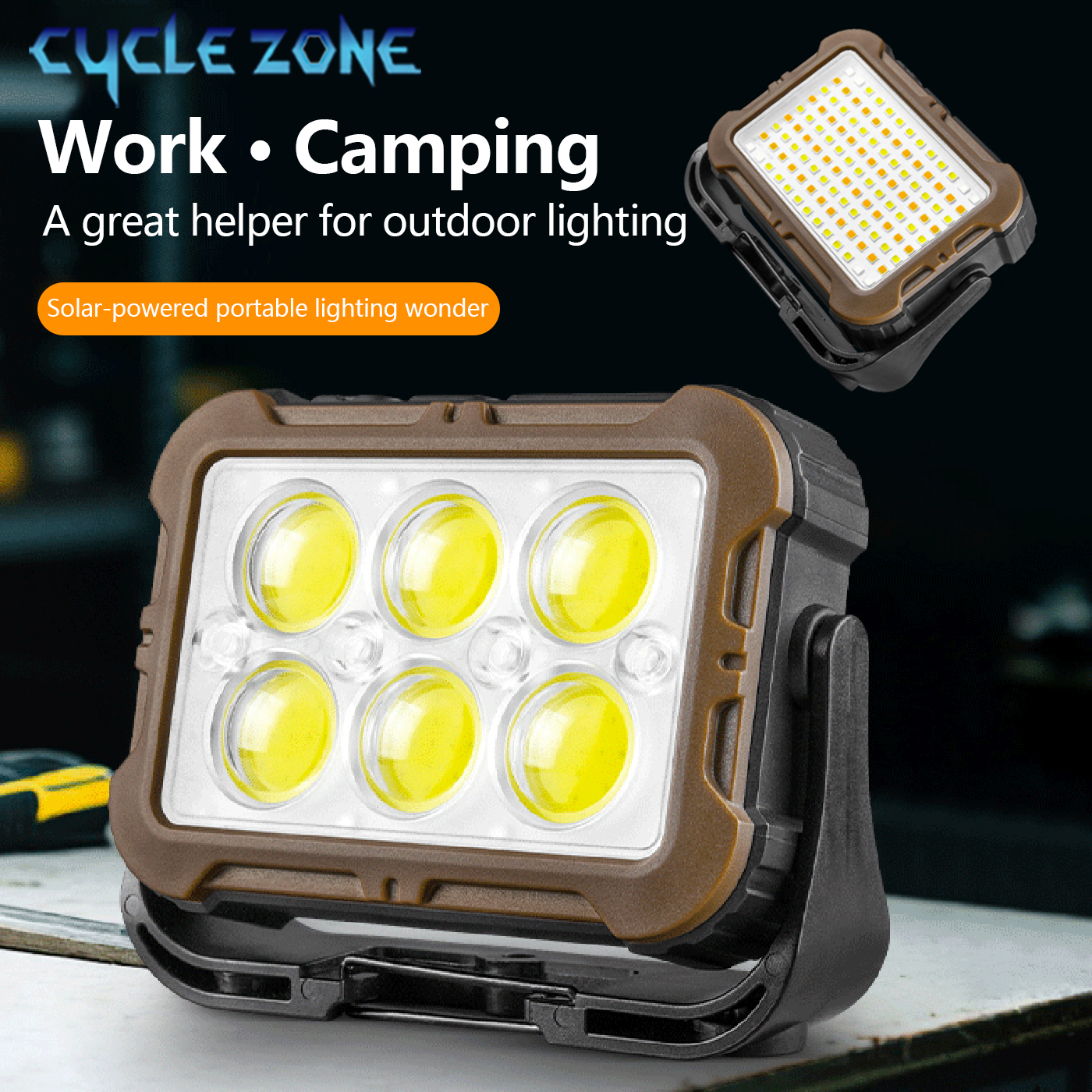 Solar Charging Work Light 360° - Outdoor Adventure Zone incelemesi ve fiyatı