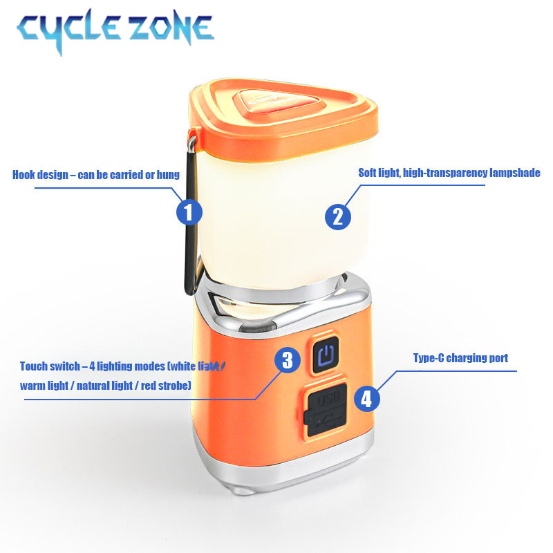 Portable Camping Light TYPE-C  - Outdoor Adventure Zone incelemesi ve fiyatı