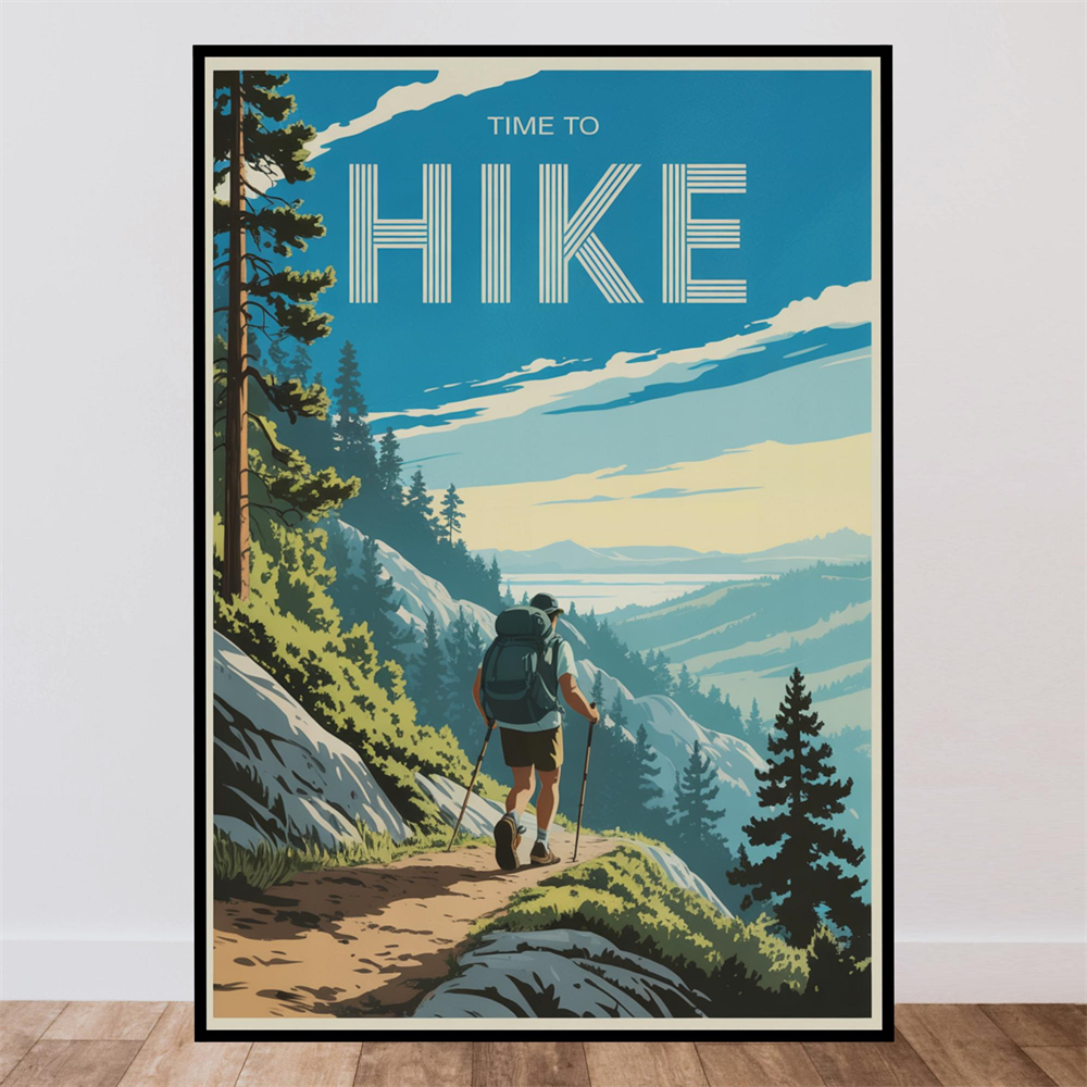 Time To Gym Poster Outdoor Wal - Outdoor Adventure Quotes incelemesi ve fiyatı