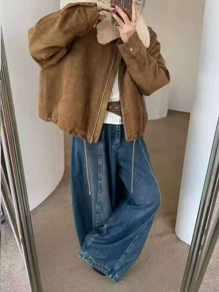 Lamb Wool Jacket Oversize Woma - Outdoor Adventure Farm incelemesi ve fiyatı