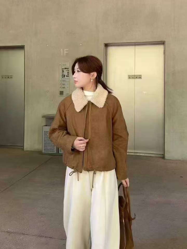 Lamb Wool Jacket Oversize Woma - Outdoor Adventure Farm incelemesi ve fiyatı