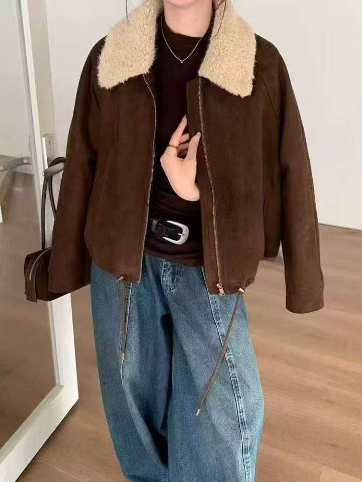 Lamb Wool Jacket Oversize Woma - Outdoor Adventure Farm incelemesi ve fiyatı