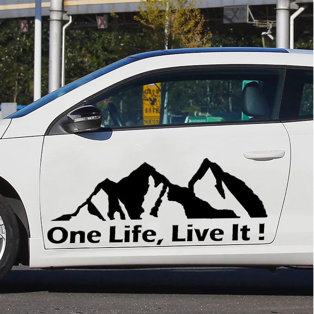 One Life Live It Vinyl Car Sti - Outdoor Adventure Vehicles incelemesi ve fiyatı