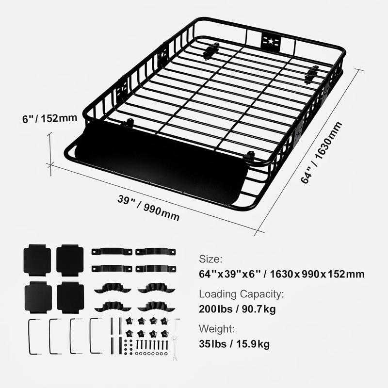 Car Top Luggage Crate 64