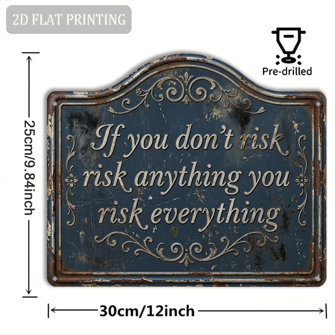 2D Flat,1pc, Inspirational Sig - Outdoor Adventure Quotes incelemesi ve fiyatı
