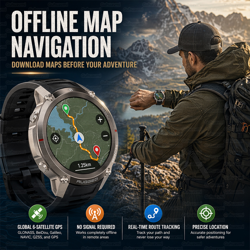 Outdoor Tactical GPS Smart Wat - Outdoor Adventure Zone incelemesi ve fiyatı