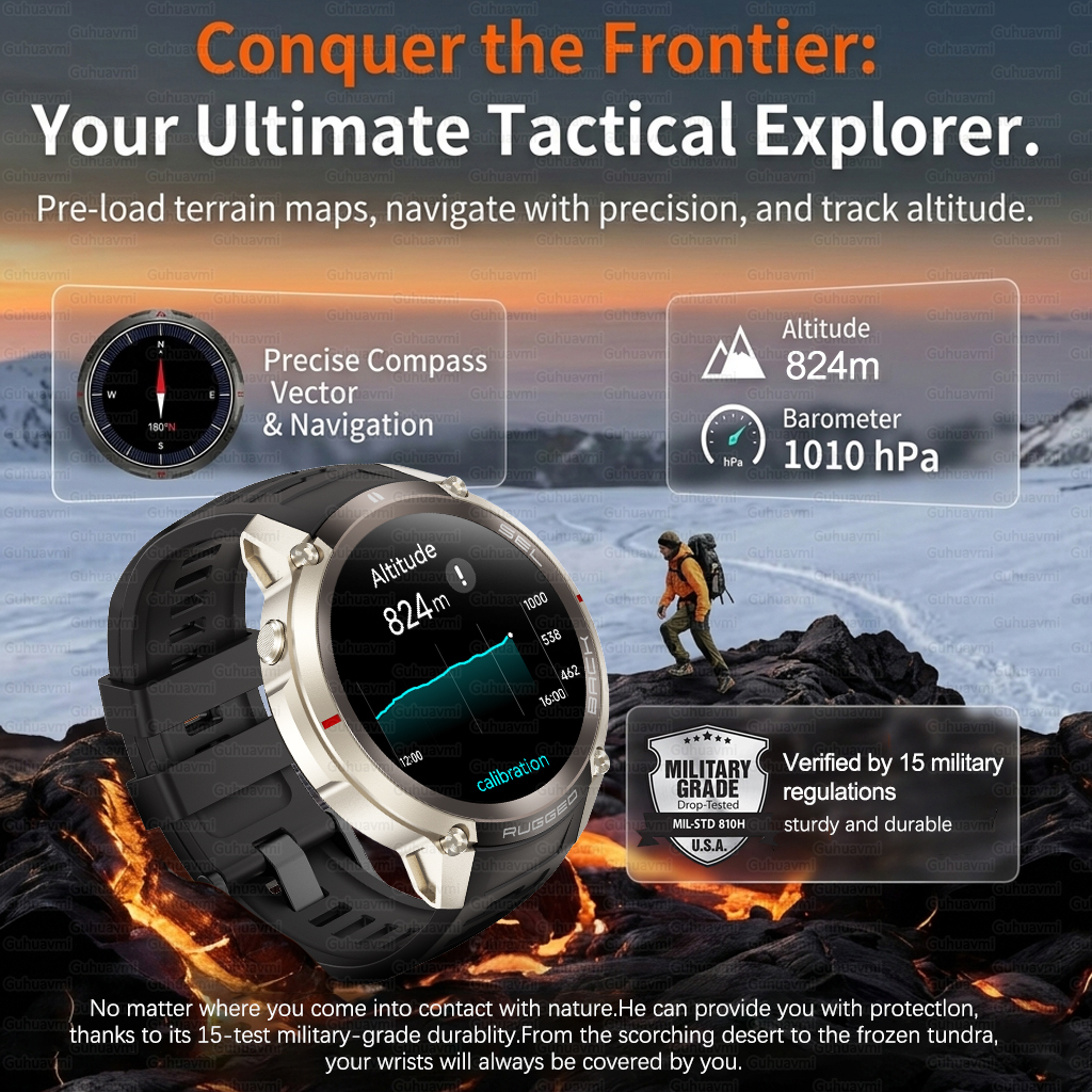 Outdoor Tactical GPS Smart Wat - Outdoor Adventure Zone incelemesi ve fiyatı