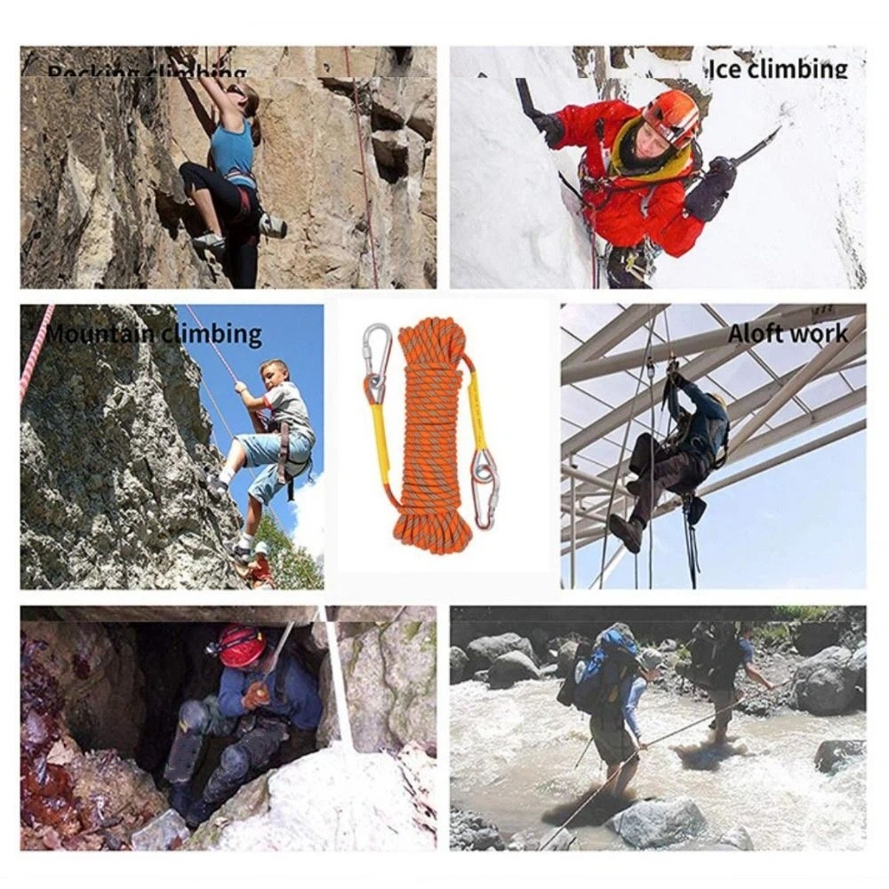 Thickened 10mm Safety Life Rop - Rope Climbing Static incelemesi ve fiyatı