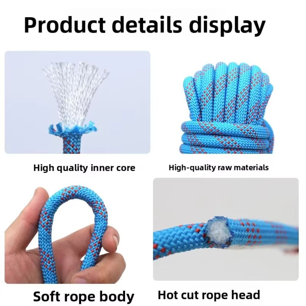 Thickened 10mm Safety Life Rop - Rope Climbing Static incelemesi ve fiyatı