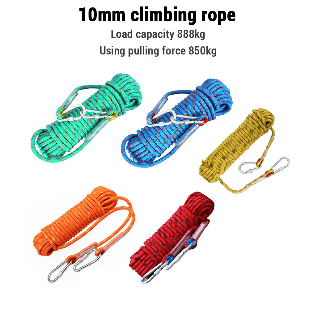 10mm Climbing Rope 10M/20M/30M - Rope Climbing Static incelemesi ve fiyatı