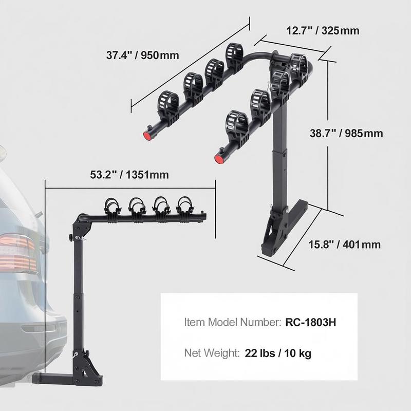 Vehicle Bicycle Carrier 4-Bike - Outdoor Adventure Vehicles incelemesi ve fiyatı