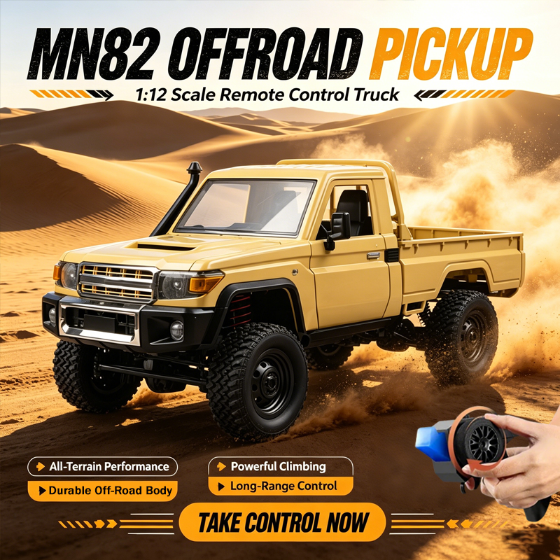 New MN82 1:12 RC Pickup Crawle - Outdoor Adventure Experiences incelemesi ve fiyatı